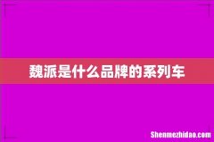 魏派是什么品牌的系列车