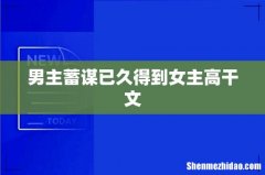 男主蓄谋已久得到女主高干文