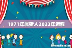 1971年属猪人2023年运程