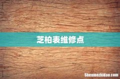 芝柏表维修点