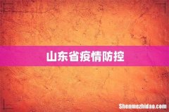 山东省疫情防控