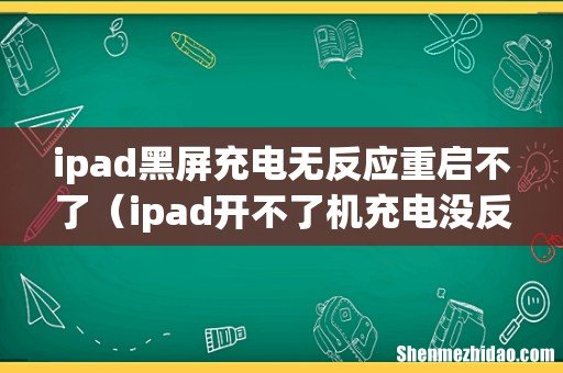 ipad黑屏充电无反应重启不了(ipad开不了机充电没反应)