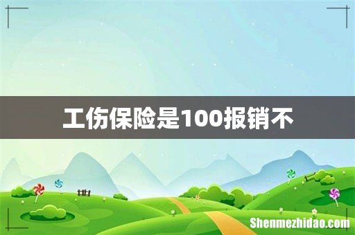 工伤保险是100报销不