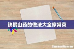 铁棍山药的做法大全家常菜