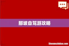 那坡自驾游攻略