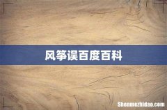 风筝误百度百科