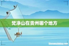 梵净山在贵州哪个地方