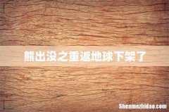 熊出没之重返地球下架了