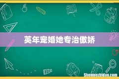 英年宠婚她专治傲娇