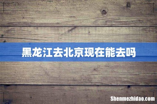 黑龙江去北京现在能去吗