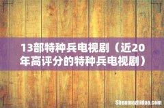 近20年高评分的特种兵电视剧 13部特种兵电视剧