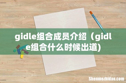gidle组合成员介绍(gidle组合什么时候出道)