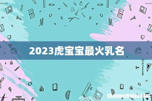 2023虎宝宝最火乳名