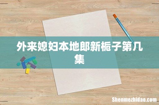 外来媳妇本地郎新栀子第几集