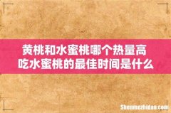 黄桃和水蜜桃哪个热量高 吃水蜜桃的最佳时间是什么时候