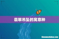 翡翠吊坠的寓意种