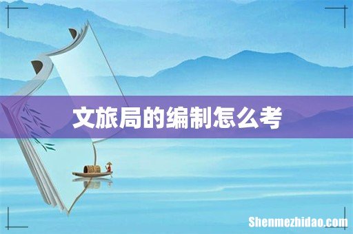 文旅局的编制怎么考