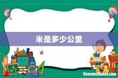 米是多少公里