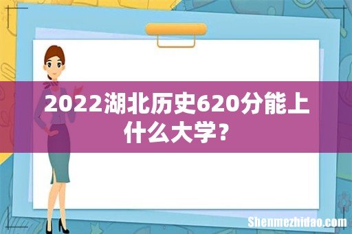 2022湖北历史620分能上什么大学?