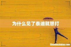 为什么见了泰迪就想打