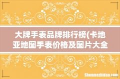 卡地亚地图手表价格及图片大全？ 大牌手表品牌排行榜