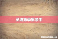 灵域第季第亲手