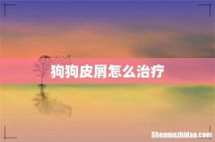 狗狗皮屑怎么治疗