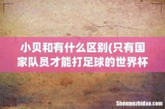 只有国家队员才能打足球的世界杯吗？记得多年前就说小贝要退役，那他现在踢的球队和原来