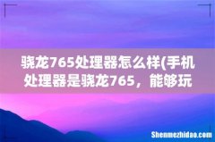 手机处理器是骁龙765，能够玩大型游戏吗？ 骁龙765处理器怎么样