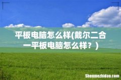 戴尔二合一平板电脑怎么样？ 平板电脑怎么样