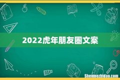 2022虎年朋友圈文案