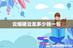 云烟硬云龙多少钱一包