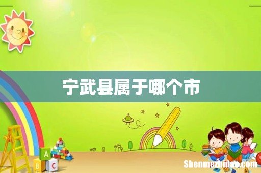 宁武县属于哪个市
