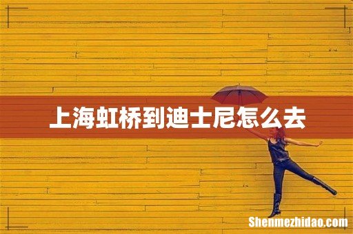 上海虹桥到迪士尼怎么去