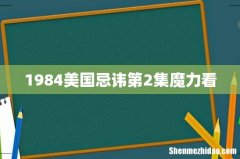 1984美国忌讳第2集魔力看