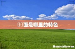 饸饹面是哪里的特色