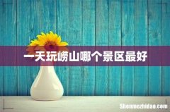 一天玩崂山哪个景区最好