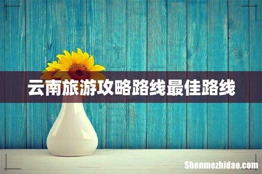 云南旅游攻略路线最佳路线