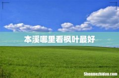本溪哪里看枫叶最好