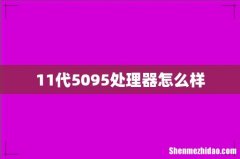 11代5095处理器怎么样