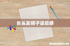 长头发狮子读后感