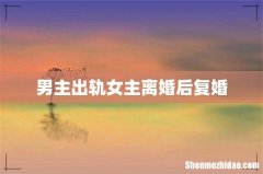 男主出轨女主离婚后复婚