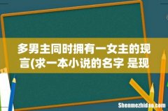 求一本小说的名字 是现代言情 一女多男 有个男主角名叫烟火 里面的女主角和一个男主角一开