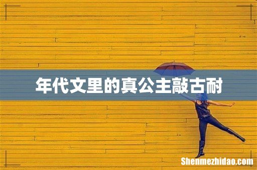 年代文里的真公主敲古耐