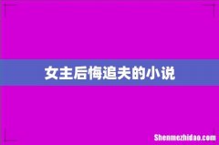 女主后悔追夫的小说