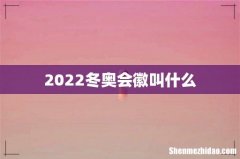 2022冬奥会徽叫什么