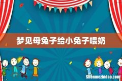梦见母兔子给小兔子喂奶