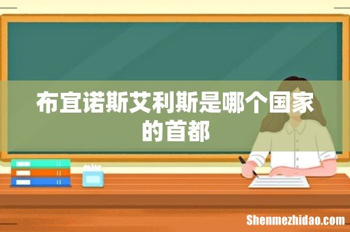 布宜诺斯艾利斯是哪个国家的首都