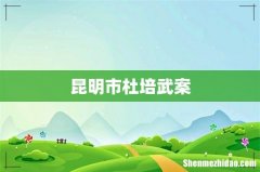 昆明市杜培武案