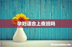 孕妇适合上夜班吗